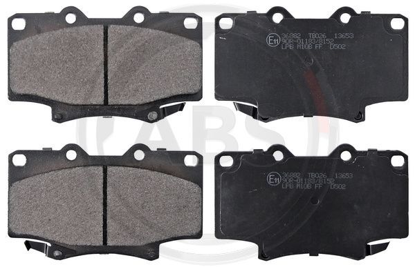 A.B.S. 36882 Brake Pad Set, disc brake