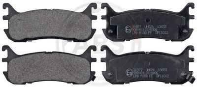 Brake Pad Set, disc brake A.B.S. 36927