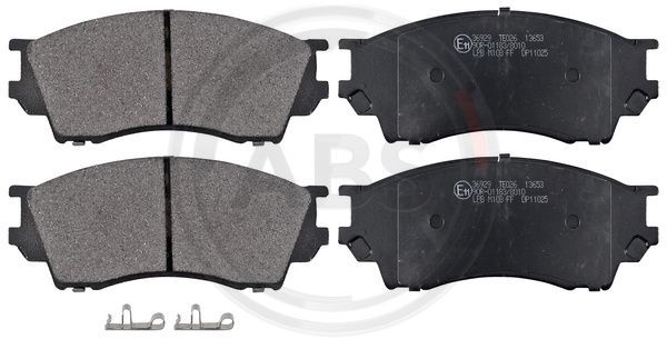 A.B.S. 36929 Brake Pad Set, disc brake