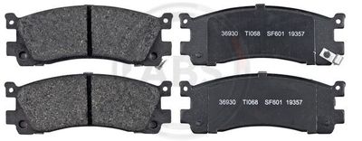 Brake Pad Set, disc brake A.B.S. 36930
