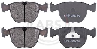 Brake Pad Set, disc brake A.B.S. 36961