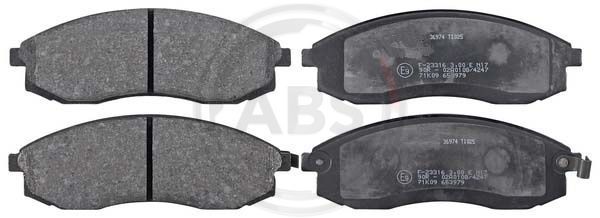 A.B.S. 36974 Brake Pad Set, disc brake