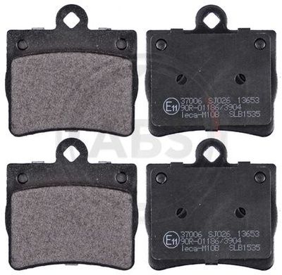 Brake Pad Set, disc brake A.B.S. 37006
