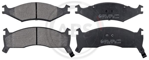 A.B.S. 37043 Brake Pad Set, disc brake