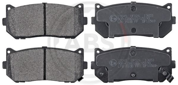 A.B.S. 37045 Brake Pad Set, disc brake