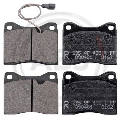 Brake Pad Set, disc brake A.B.S. 37075