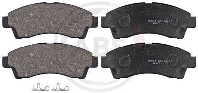 Brake Pad Set, disc brake A.B.S. 37091