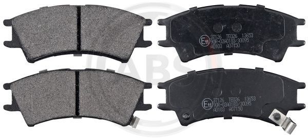 A.B.S. 37126 Brake Pad Set, disc brake