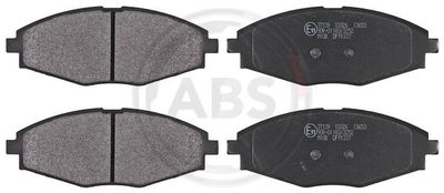 Brake Pad Set, disc brake A.B.S. 37139