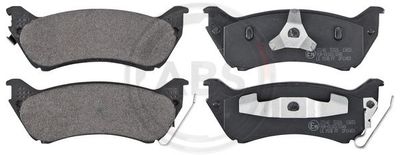 Brake Pad Set, disc brake A.B.S. 37148