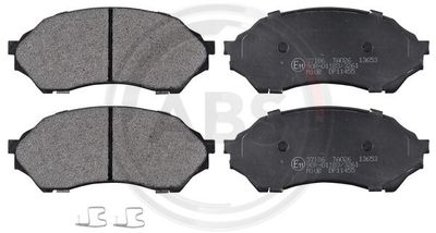 Brake Pad Set, disc brake A.B.S. 37186