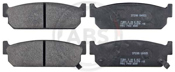 A.B.S. 37208 Brake Pad Set, disc brake