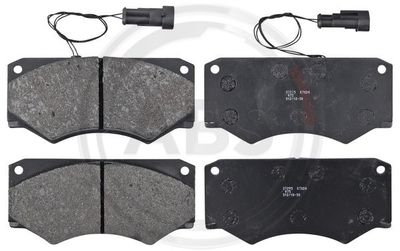 Brake Pad Set, disc brake A.B.S. 37295