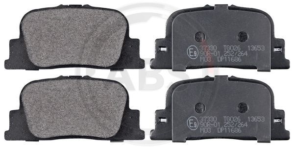 A.B.S. 37330 Brake Pad Set, disc brake