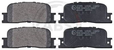 Brake Pad Set, disc brake A.B.S. 37355