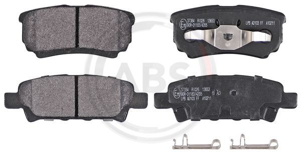 A.B.S. 37384 Brake Pad Set, disc brake