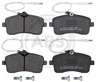 Brake Pad Set, disc brake A.B.S. 37430