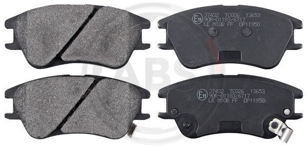 A.B.S. 37432 Brake Pad Set, disc brake