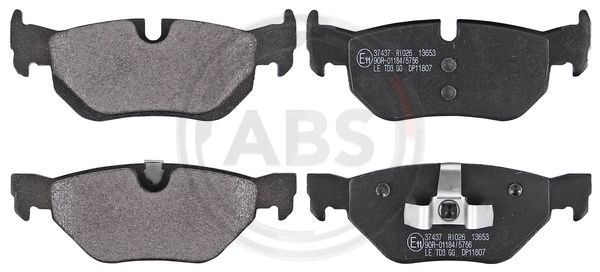 A.B.S. 37437 Brake Pad Set, disc brake