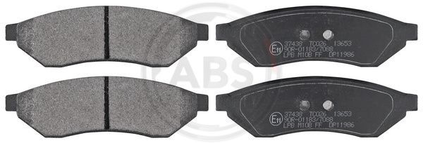 A.B.S. 37438 Brake Pad Set, disc brake