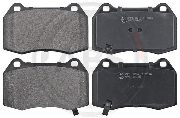 A.B.S. 37451 Brake Pad Set, disc brake