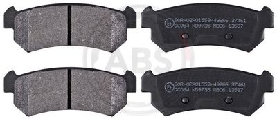 Brake Pad Set, disc brake A.B.S. 37461