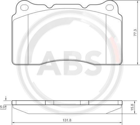 A.B.S. 37479 Brake Pad Set, disc brake