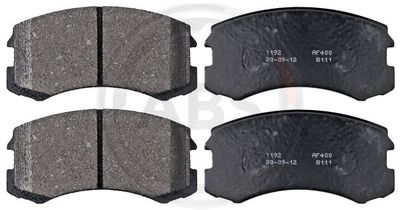 Brake Pad Set, disc brake A.B.S. 37491