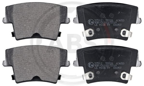 A.B.S. 37512 Brake Pad Set, disc brake