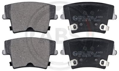 Brake Pad Set, disc brake A.B.S. 37512