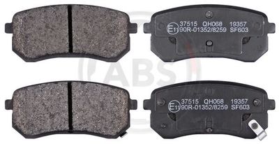 Brake Pad Set, disc brake A.B.S. 37515