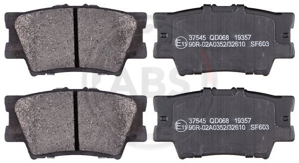 A.B.S. 37545 Brake Pad Set, disc brake