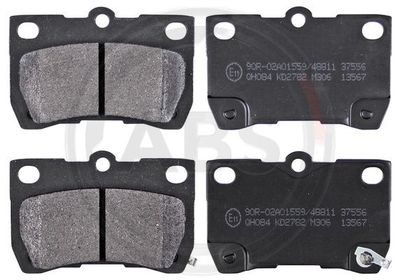 Brake Pad Set, disc brake A.B.S. 37556