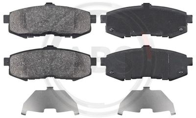 Brake Pad Set, disc brake A.B.S. 37569