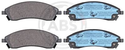 Brake Pad Set, disc brake A.B.S. 37570