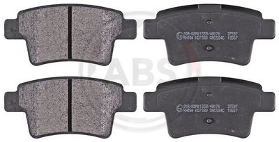 Brake Pad Set, disc brake A.B.S. 37597