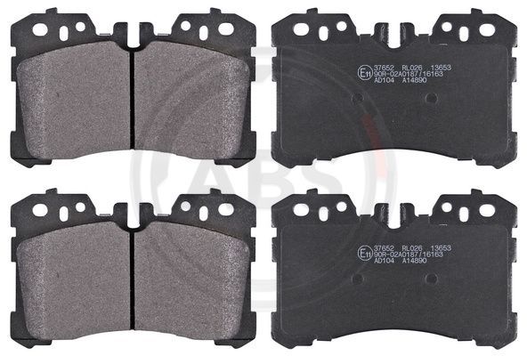 A.B.S. 37652 Brake Pad Set, disc brake