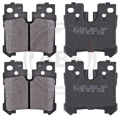 A.B.S. 37653 Brake Pad Set, disc brake