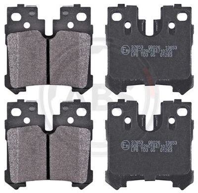 Brake Pad Set, disc brake A.B.S. 37653