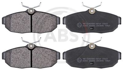 Brake Pad Set, disc brake A.B.S. 37663