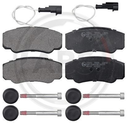 A.B.S. 37666 Brake Pad Set, disc brake
