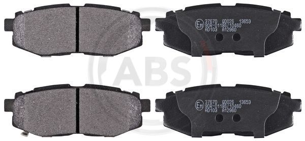 A.B.S. 37670 Brake Pad Set, disc brake