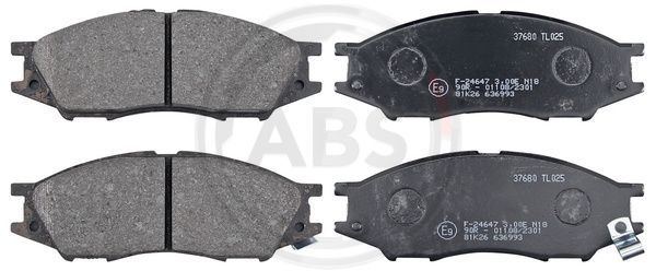 A.B.S. 37680 Brake Pad Set, disc brake