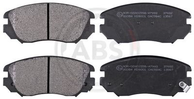 Brake Pad Set, disc brake A.B.S. 37682