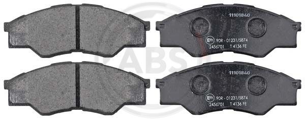 A.B.S. 37684 Brake Pad Set, disc brake