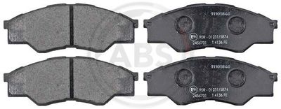 Brake Pad Set, disc brake A.B.S. 37684