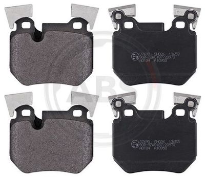Brake Pad Set, disc brake A.B.S. 37690