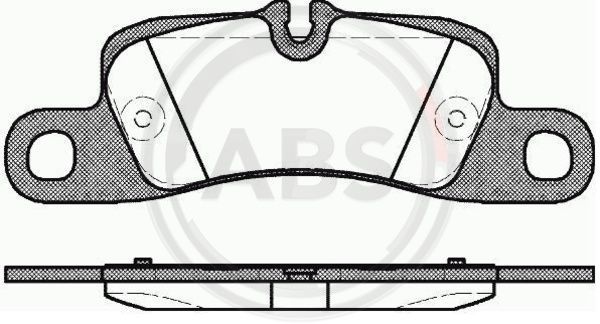 A.B.S. 37725 Brake Pad Set, disc brake