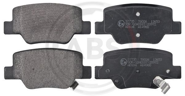 A.B.S. 37735 Brake Pad Set, disc brake