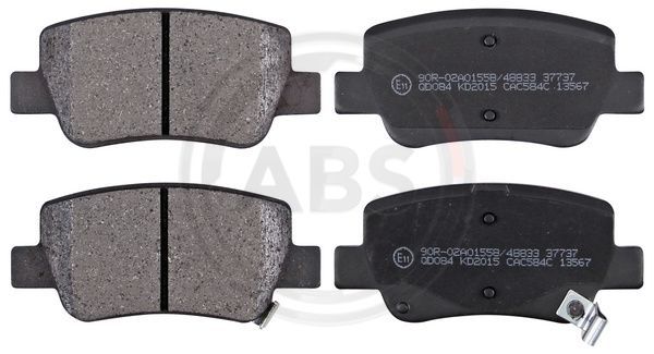 A.B.S. 37737 Brake Pad Set, disc brake